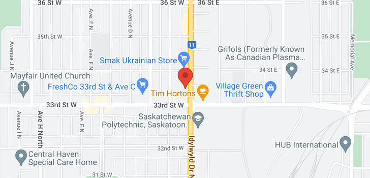 map of 1215 Idylwyld DR N